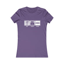 Load image into Gallery viewer, Women's "Eat Sleep Rope" Tee