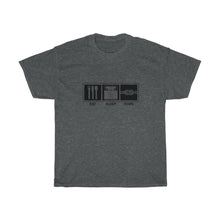 Load image into Gallery viewer, Unisex "Eat Sleep Rope" Tee