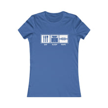 Load image into Gallery viewer, Women's "Eat Sleep Rope" Tee