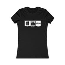 Load image into Gallery viewer, Women's "Eat Sleep Rope" Tee