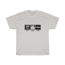 Load image into Gallery viewer, Unisex "Eat Sleep Rope" Tee
