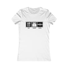 Load image into Gallery viewer, Women's "Eat Sleep Rope" Tee