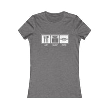 Load image into Gallery viewer, Women's "Eat Sleep Rope" Tee