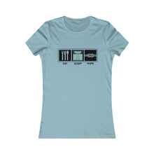 Load image into Gallery viewer, Women's "Eat Sleep Rope" Tee