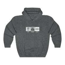 Load image into Gallery viewer, Unisex "Eat Sleep Rope" Hooded Sweatshirt
