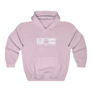 Unisex "Eat Sleep Rope" Hooded Sweatshirt