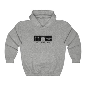 Unisex "Eat Sleep Rope" Hooded Sweatshirt