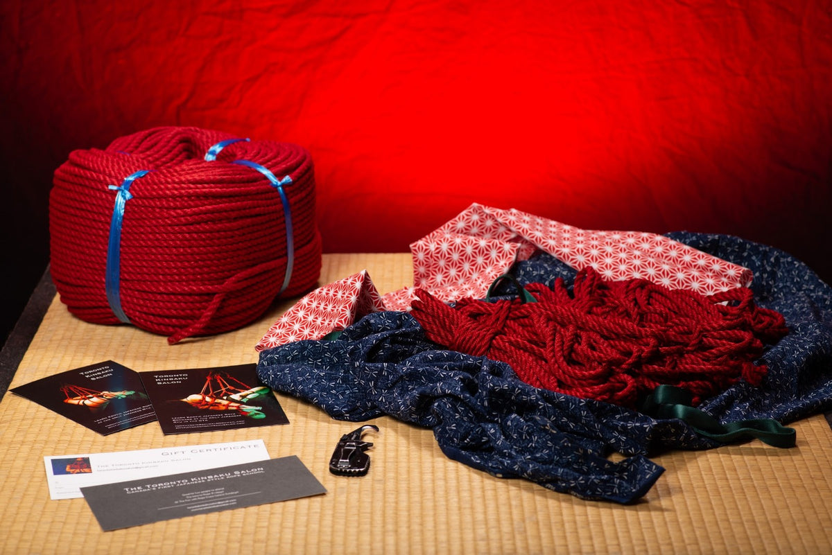Red - Premium Japanese Jute Rope - 12 Piece Bundle – Toronto Kinbaku Salon