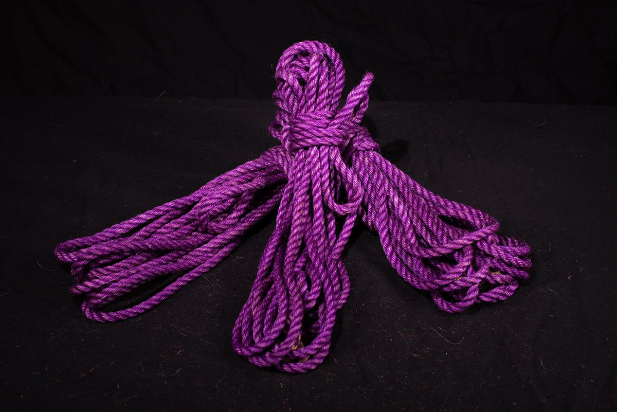Purple - Premium Japanese Jute Rope - Single Length – Toronto Kinbaku Salon
