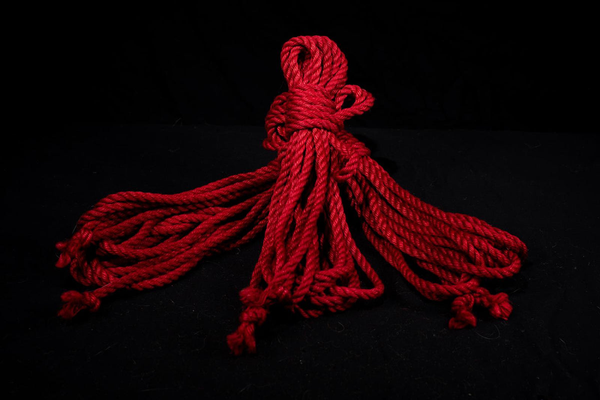 Red - Premium Japanese Jute Rope - Single Length – Toronto Kinbaku Salon