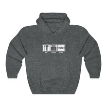 Load image into Gallery viewer, Unisex &quot;Eat Sleep Rope&quot; Hooded Sweatshirt
