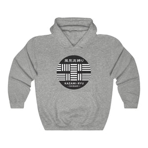 Unisex "Kazami-Ryu Logo" Hooded Sweatshirt (Stealth Version)